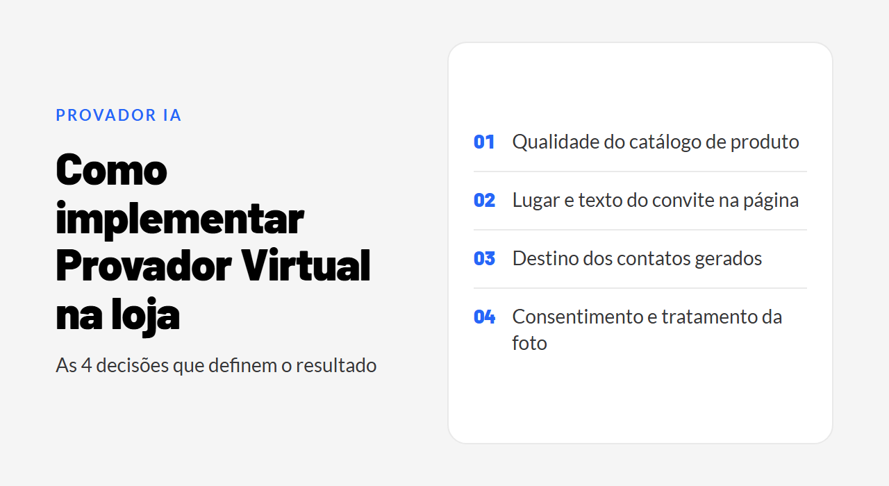 Como implementar Provador Virtual na loja de roupas online